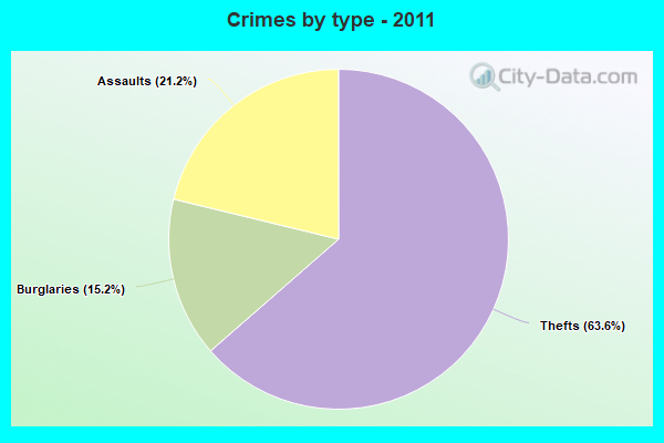 Crimes by type - 2011