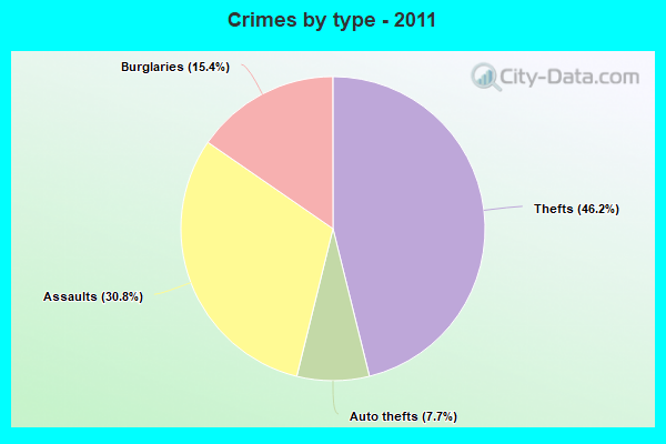 Crimes by type - 2011