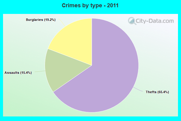 Crimes by type - 2011