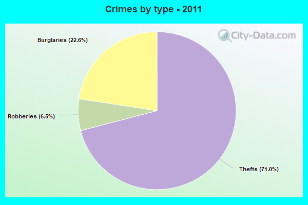 Crimes by type - 2011