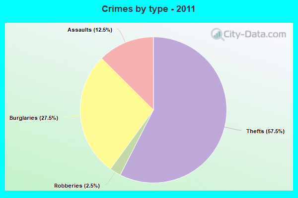 Crimes by type - 2011