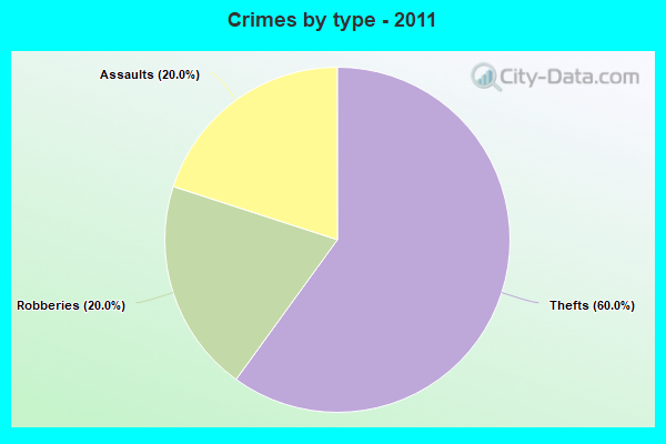 Crimes by type - 2011