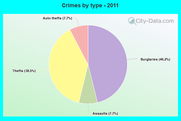 Crimes by type - 2011