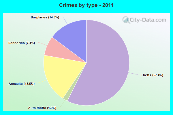 Crimes by type - 2011