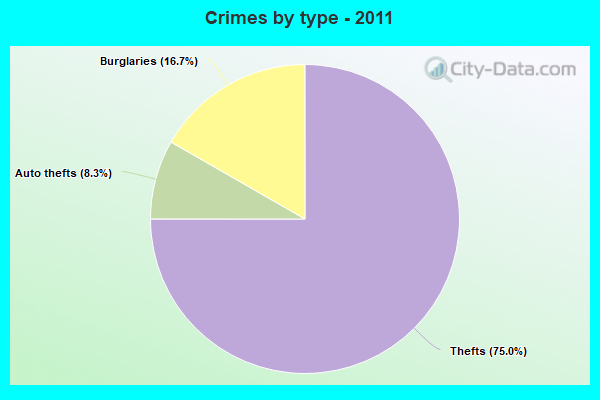 Crimes by type - 2011