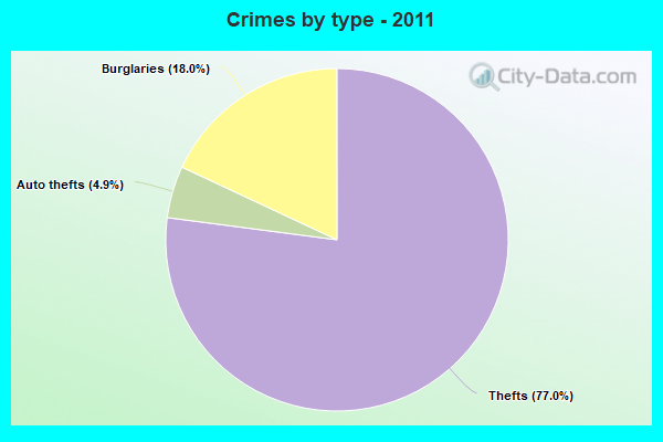 Crimes by type - 2011