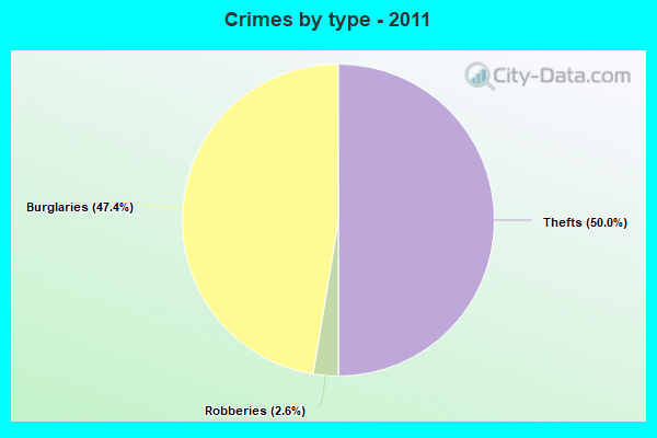 Crimes by type - 2011