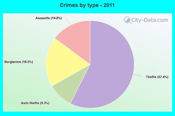 Crimes by type - 2011