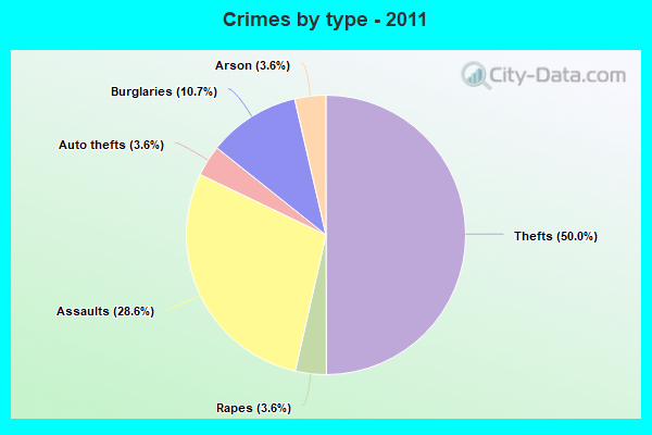 Crimes by type - 2011