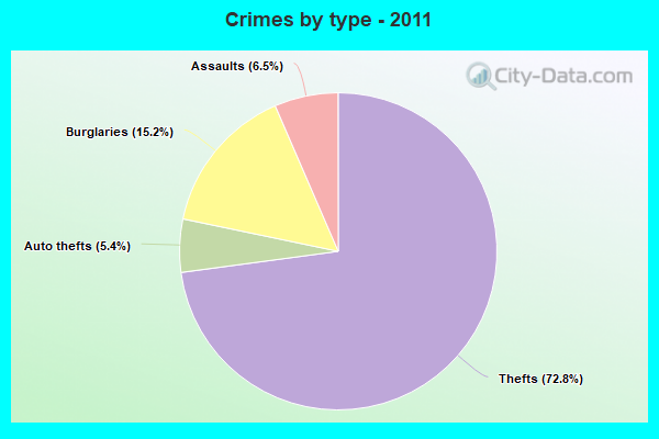 Crimes by type - 2011