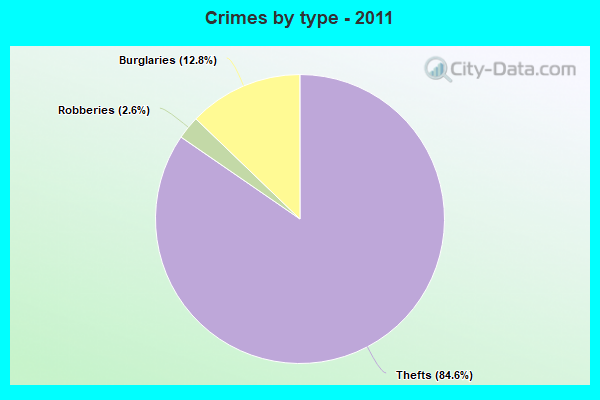 Crimes by type - 2011