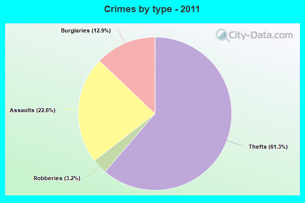 Crimes by type - 2011