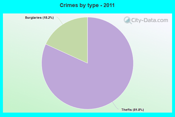 Crimes by type - 2011