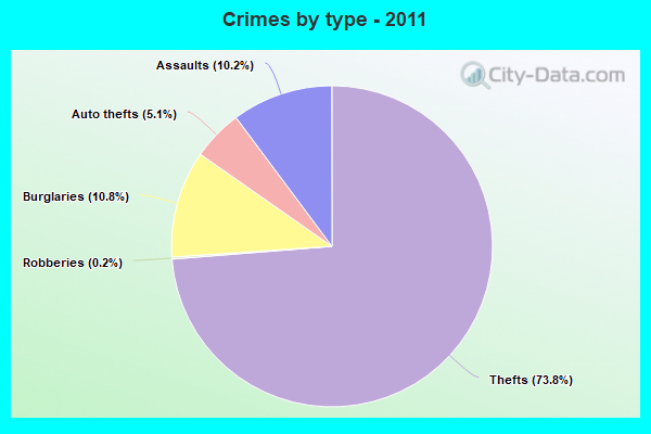 Crimes by type - 2011