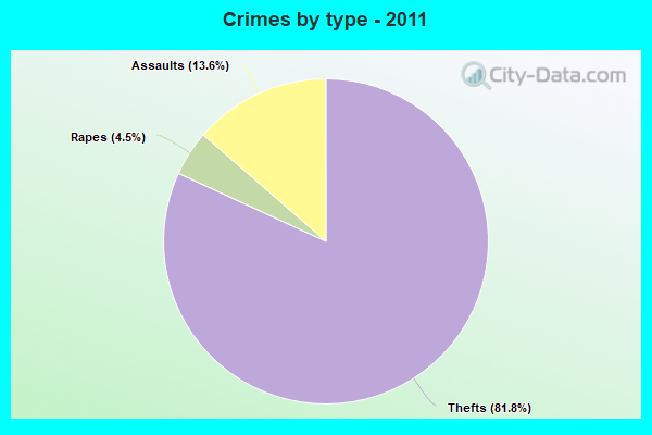 Crimes by type - 2011