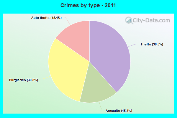 Crimes by type - 2011