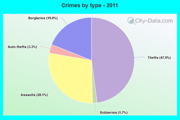 Crimes by type - 2011