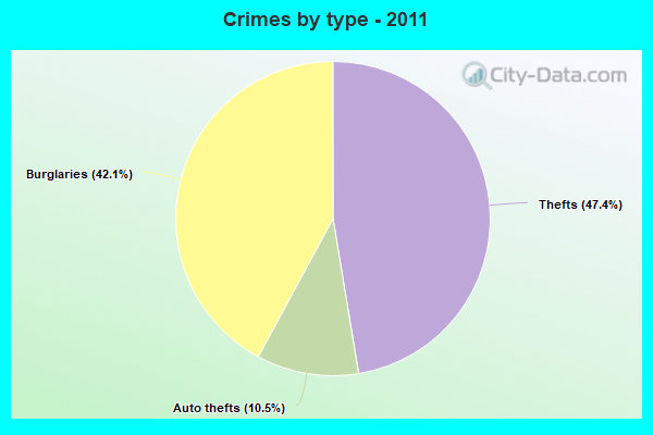 Crimes by type - 2011