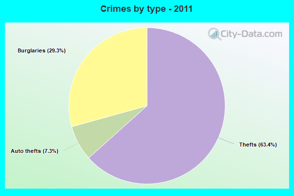 Crimes by type - 2011