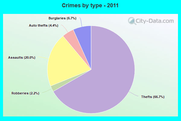 Crimes by type - 2011