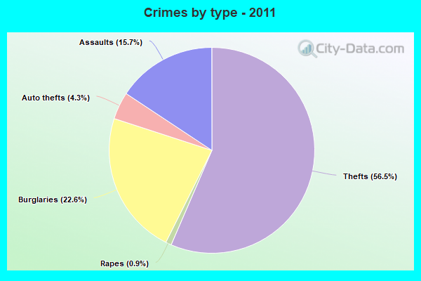 Crimes by type - 2011