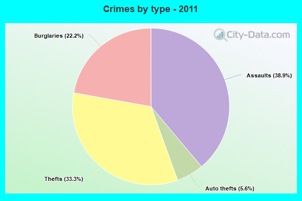 Crimes by type - 2011