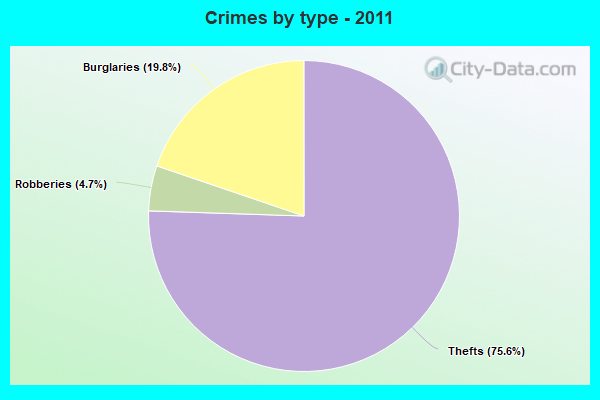 Crimes by type - 2011