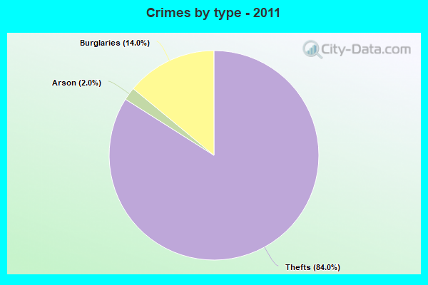 Crimes by type - 2011