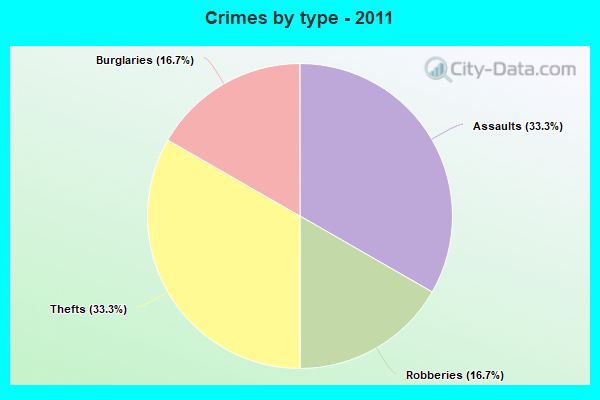 Crimes by type - 2011