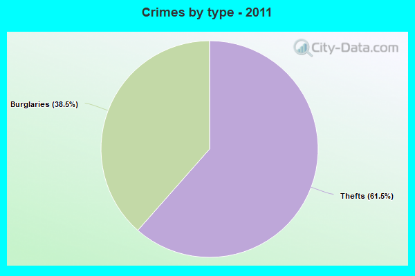 Crimes by type - 2011