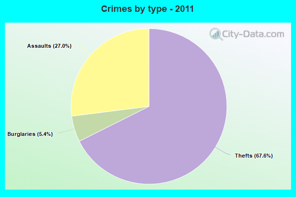 Crimes by type - 2011