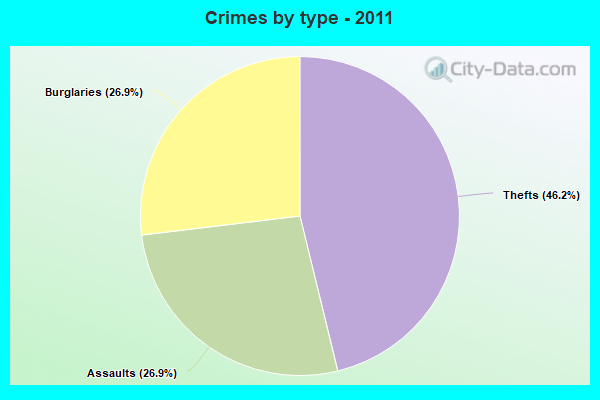 Crimes by type - 2011