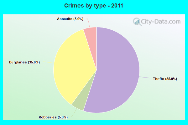 Crimes by type - 2011