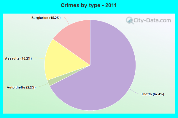 Crimes by type - 2011