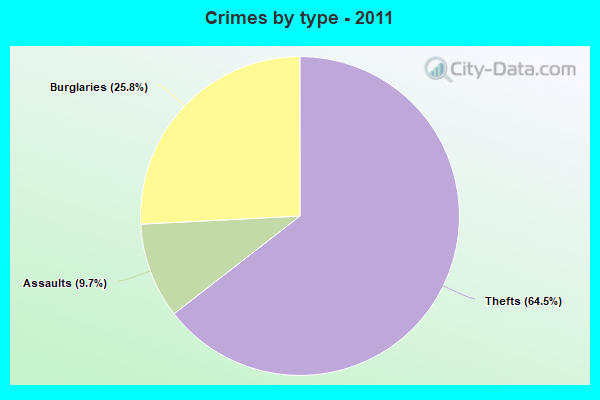 Crimes by type - 2011