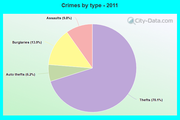 Crimes by type - 2011