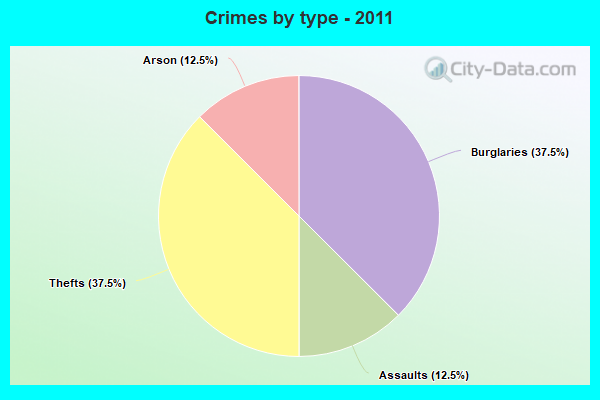 Crimes by type - 2011