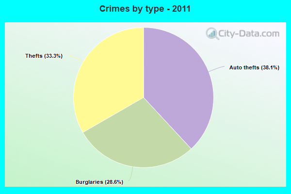 Crimes by type - 2011