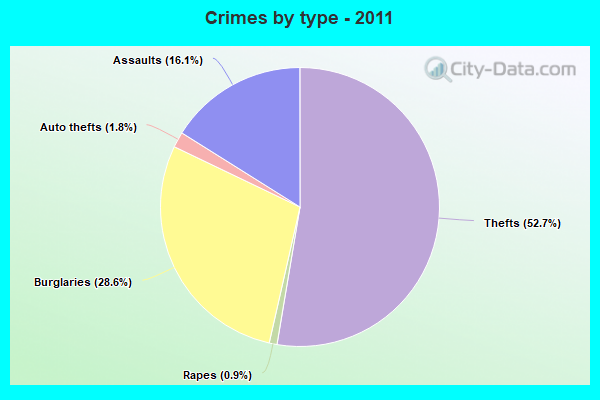 Crimes by type - 2011