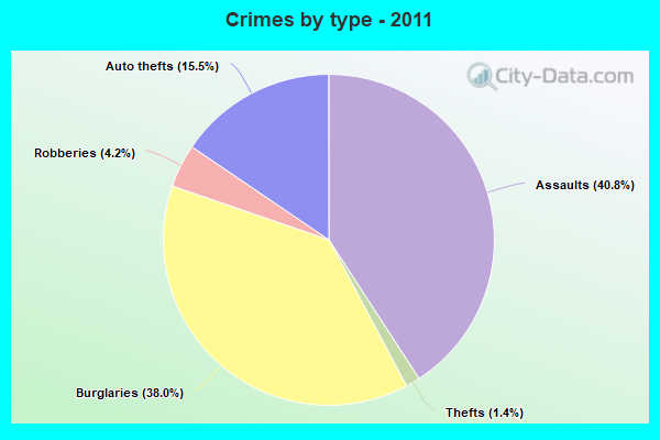 Crimes by type - 2011