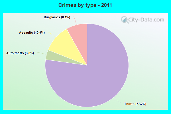 Crimes by type - 2011