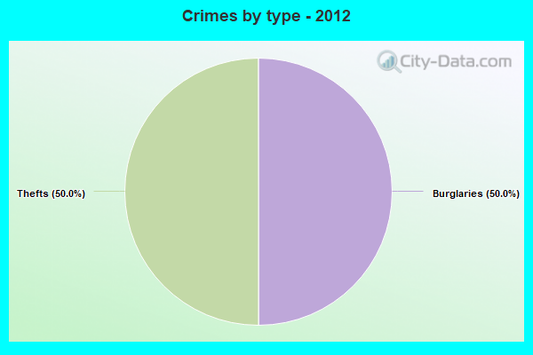 Crimes by type - 2012