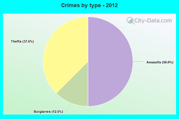 Crimes by type - 2012