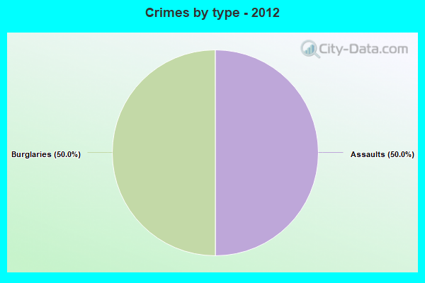 Crimes by type - 2012