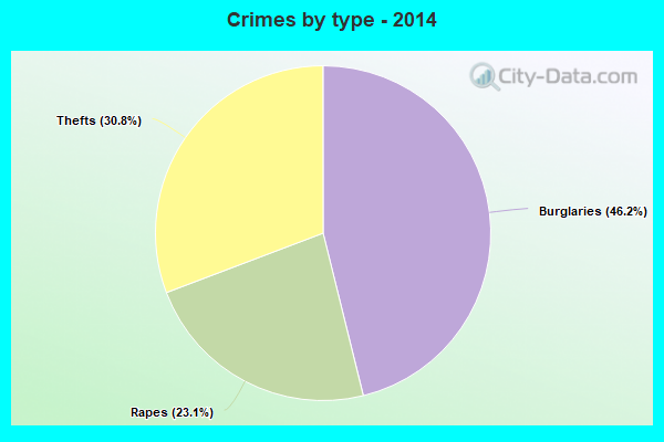 Crimes by type - 2014