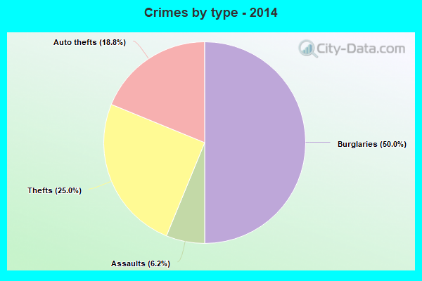 Crimes by type - 2014