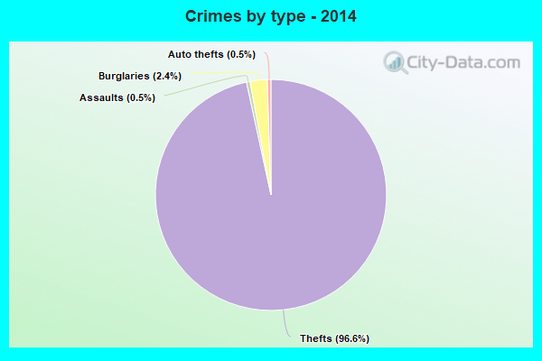 Crimes by type - 2014