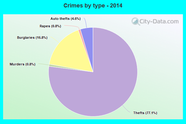 Crimes by type - 2014