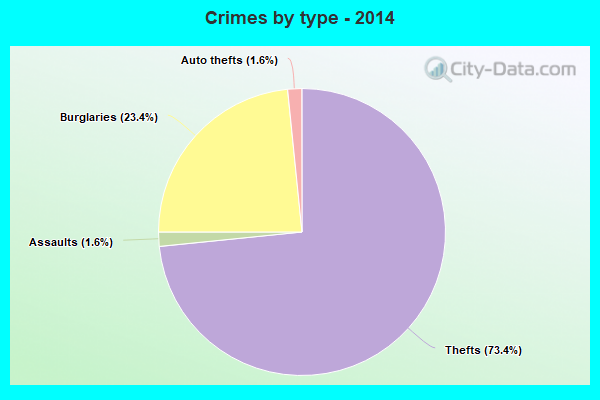 Crimes by type - 2014