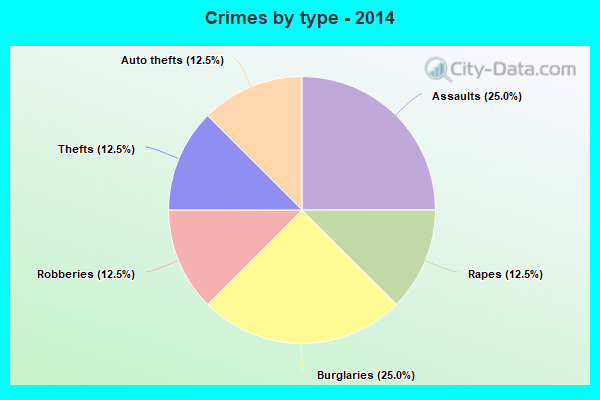 Crimes by type - 2014